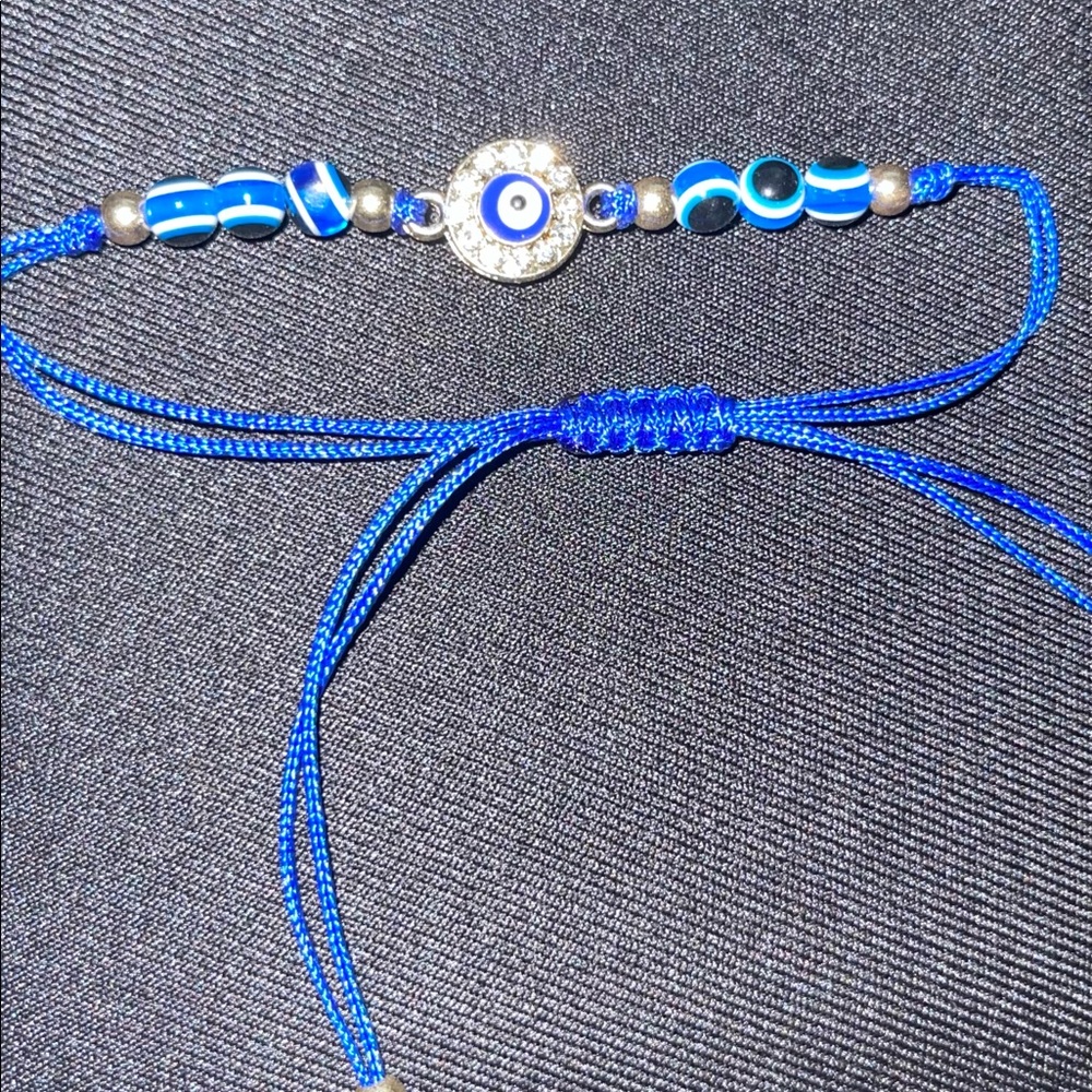 Evil Eye bracelet adjustable